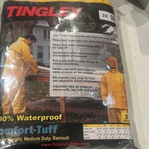 Tingley Yellow Waterproof Rain Suit